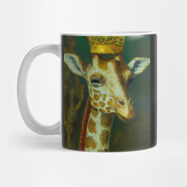 Giraffe with a Crown by maxcode